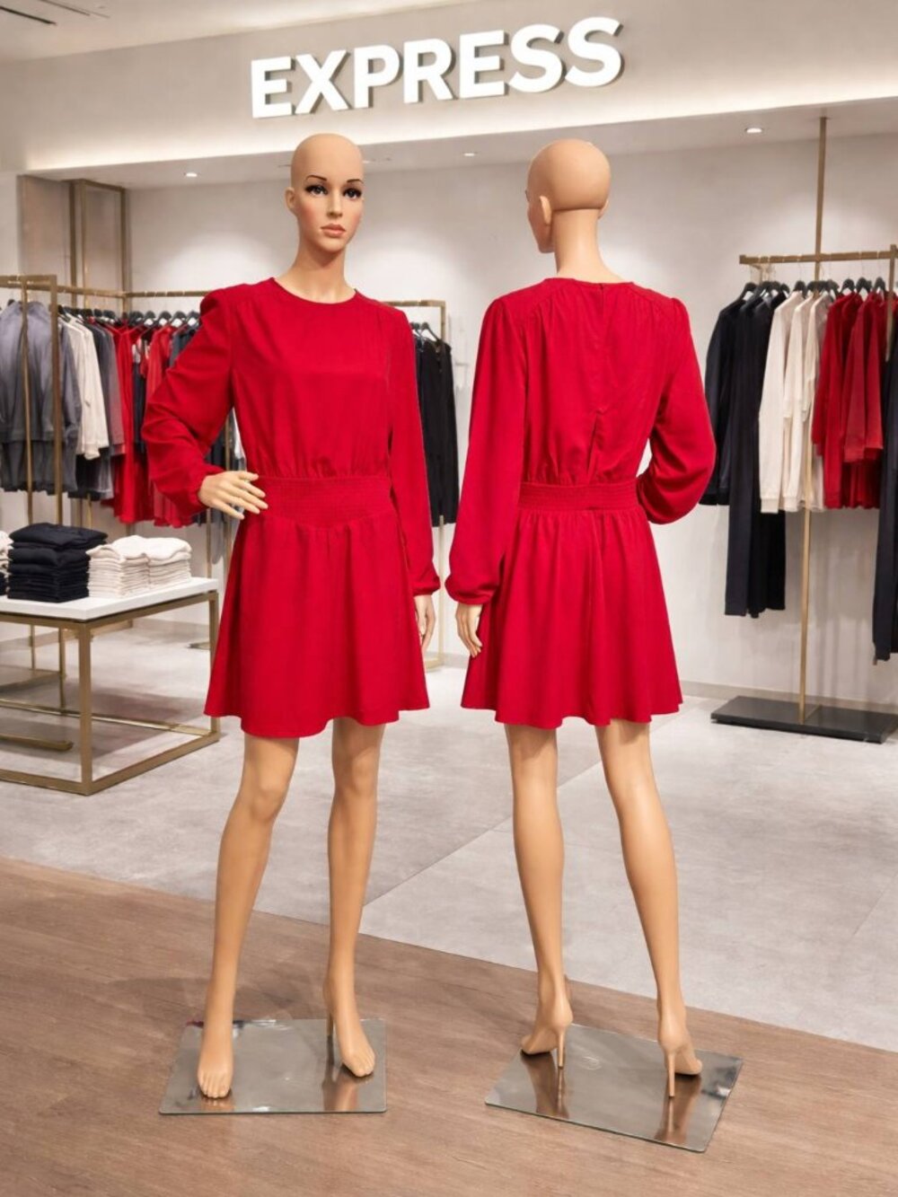 Express Red Dress New With Tags Large